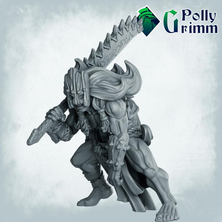 Big Boss Broo - Fantasy historic miniatures for tabletop games. 28mm / 32mm Resin Figures for RPG