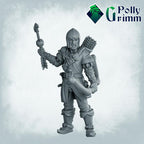 Imperial Humans - Archers - Rangers - Fantasy historic miniatures for tabletop games. 28mm / 32mm Resin Figures for RPG