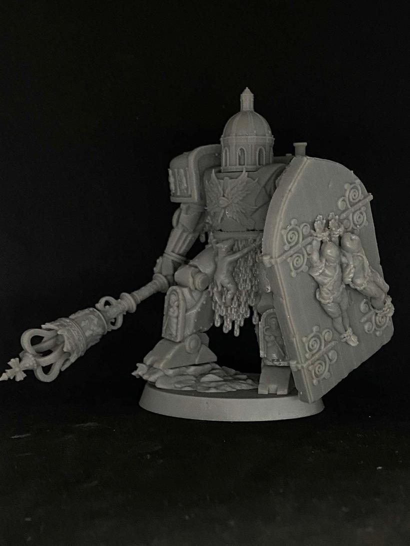 Quaipo Shrine Anchorite | Trench Crusade Fantasy Resin Miniature | 32mm Tabletop Grimdark Pilgrim