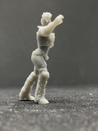 Female E-900 Terminator Miniature | 32mm Resin Figure for Tabletop RPG | Sci-Fi Alien Hunter