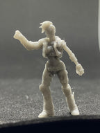 Female E-900 Terminator Miniature | 32mm Resin Figure for Tabletop RPG | Sci-Fi Alien Hunter