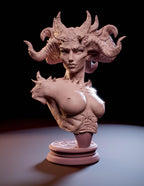 Mistress of Inferno Pin-Up NSFW / SFW models - 75mm / 100mm / 150mm Resin Figures