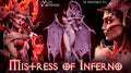 Mistress of Inferno Pin-Up NSFW / SFW models - 75mm / 100mm / 150mm Resin Figures
