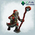 St. Nicholas the First - Santa - Sorcerer - Wizard Druid - Fantasy historic miniatures for tabletop games. 28mm / 32mm Resin Figures for RPG