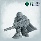 Galaxy Dwarves set. Army - Sci-fi tabletop miniature. 28mm / 32mm Resin Figures for RPG