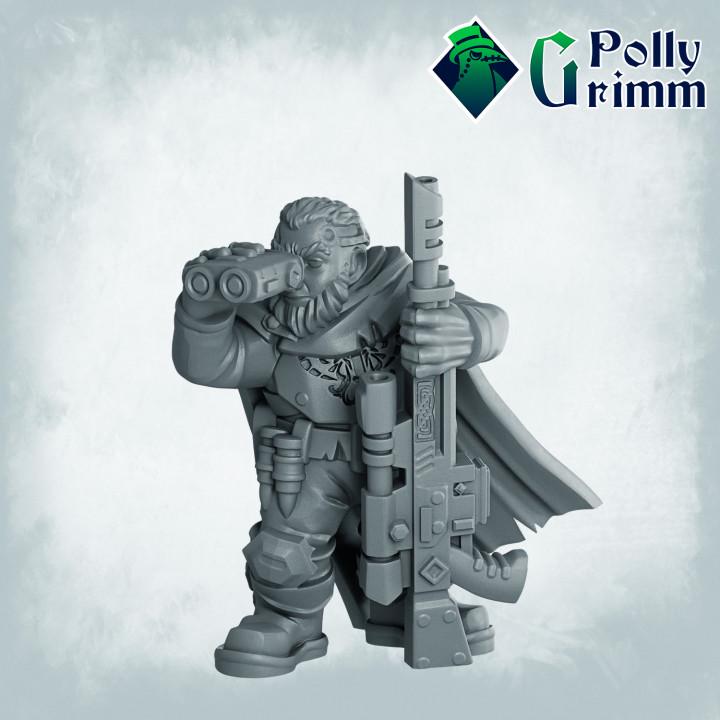 Galaxy Dwarves set. Army - Sci-fi tabletop miniature. 28mm / 32mm Resin Figures for RPG