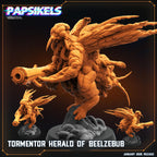 Tormentor Herald of Beelzebub | Trench Crusade | Papsikels Fantasy, Resin Miniature - Tabletop miniature - Fantasy Miniature - 32mm