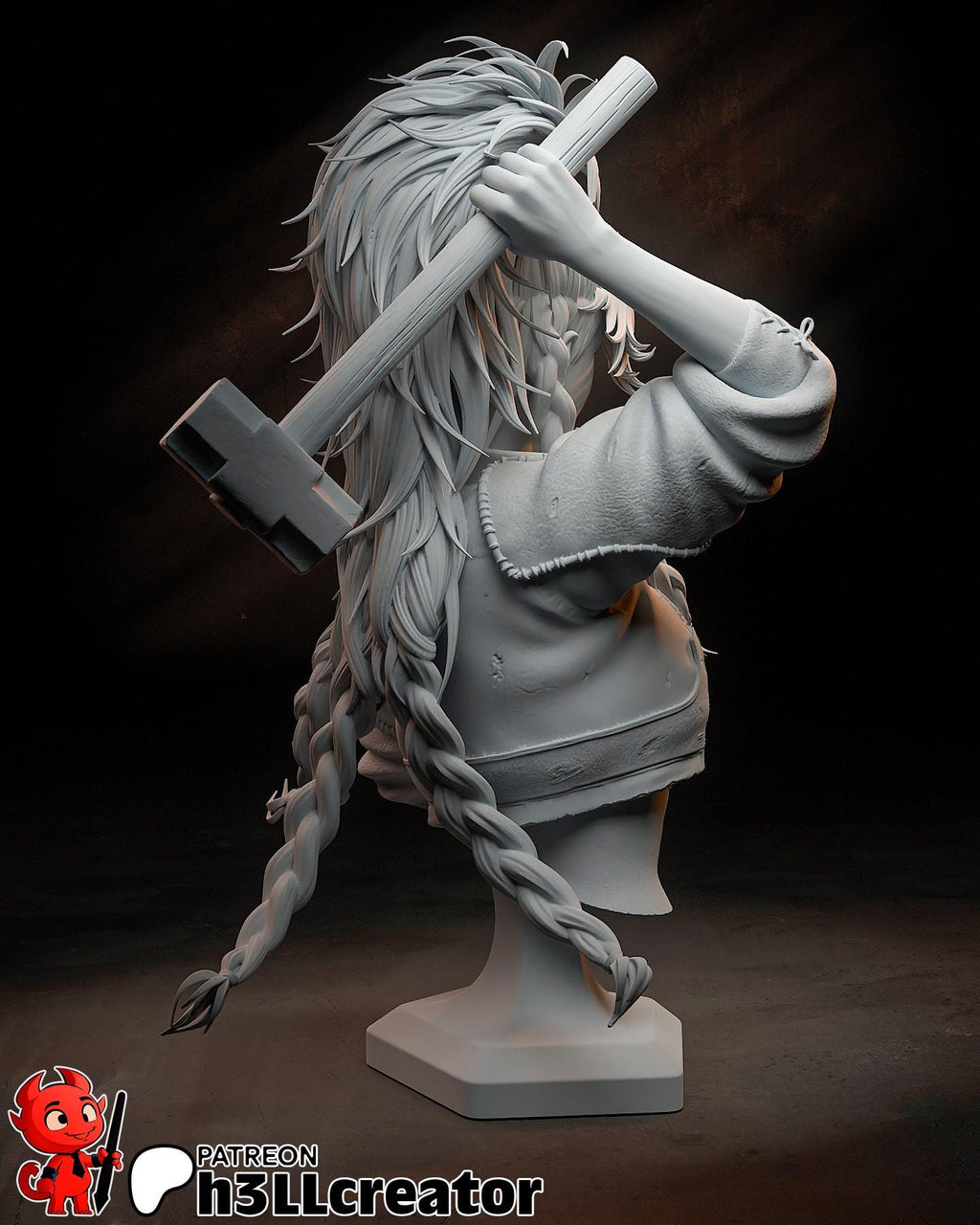 Gemma from Monster Hunter - Wilds (fan art) | Miniature scale 1:12 | h3LL Creator | DIY Model Kit