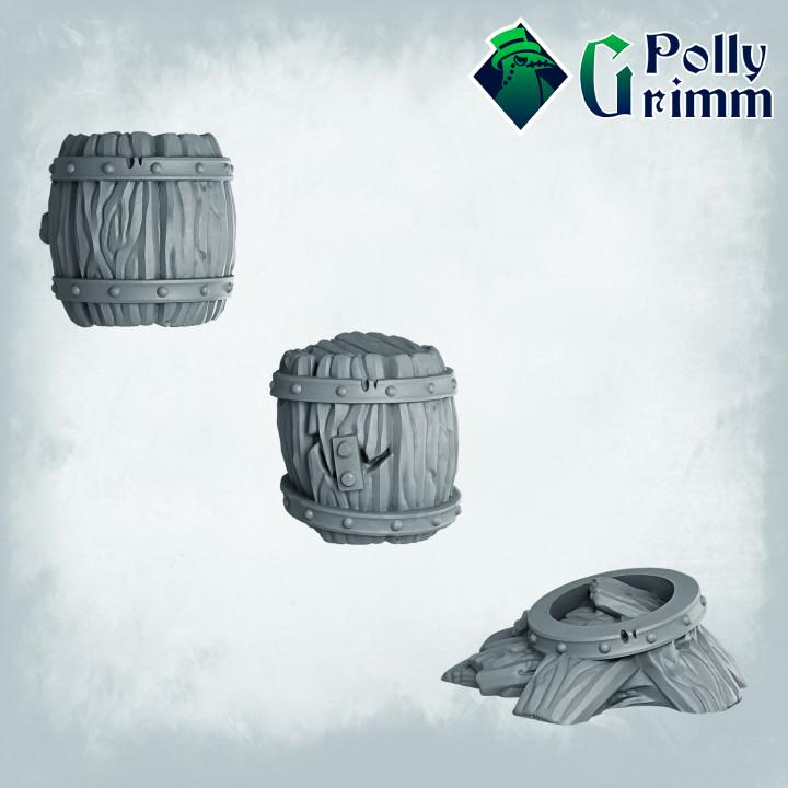 Terrain Set - Scatter Terrain  - Fantasy historic miniatures for tabletop games. 28mm / 32mm Resin Figures for RPG