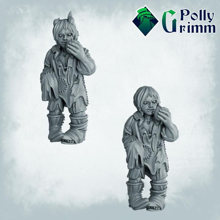 Underground Outlaw Set - Fantasy historic miniatures for tabletop games. 28mm / 32mm Resin Figures for RPG