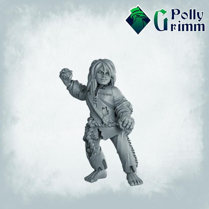 Underground Outlaw Set - Fantasy historic miniatures for tabletop games. 28mm / 32mm Resin Figures for RPG
