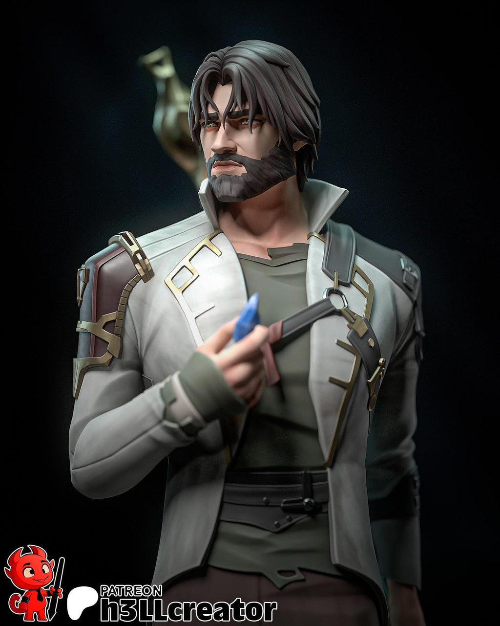 Jayce from Arcane (fan art) | Full Model or Bust | Miniature scale 1:12 | h3LL Creator | DIY Model Kit