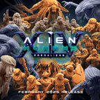 Aliens Vs Humans - Predaliens, Papz Industries Bachichang Sentry, Papsikels, 32mm Mini