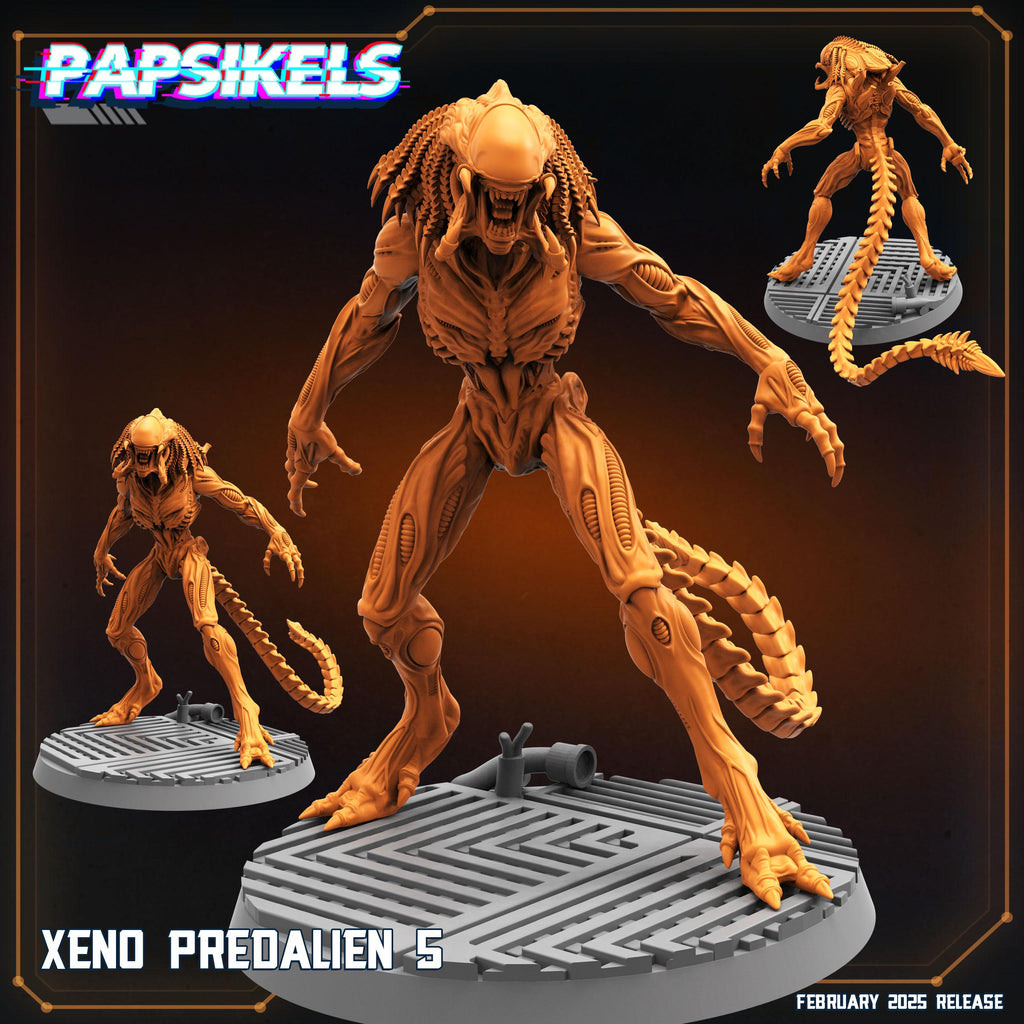 Aliens Vs Humans - Predaliens - Xeno Predaliens, Papsikels, 32mm Mini