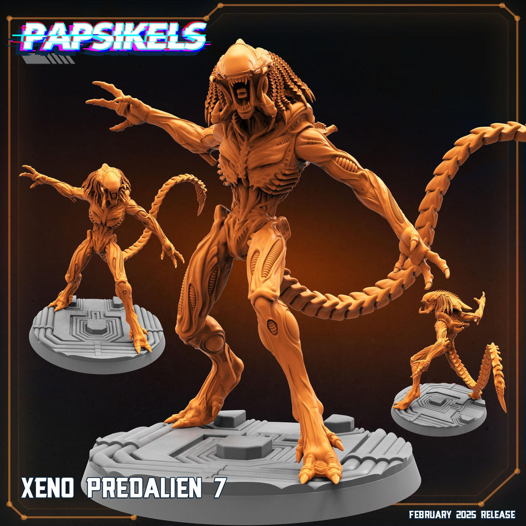 Aliens Vs Humans - Predaliens - Xeno Predaliens, Papsikels, 32mm Mini
