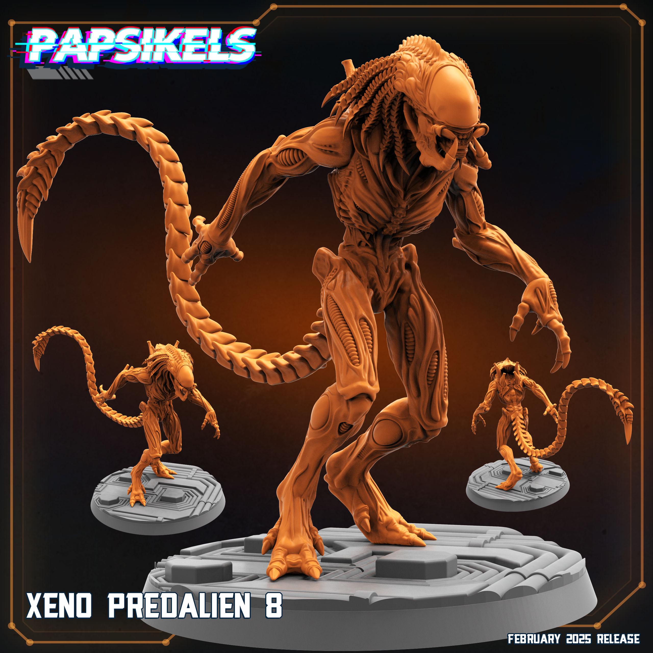Aliens Vs Humans - Predaliens - Xeno Predaliens, Papsikels, 32mm Mini