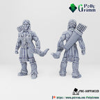 Wild west set. Native American Warriors Set 2 - Fantasy historic miniatures for tabletop games. 28mm / 32mm Resin Figures for RPG