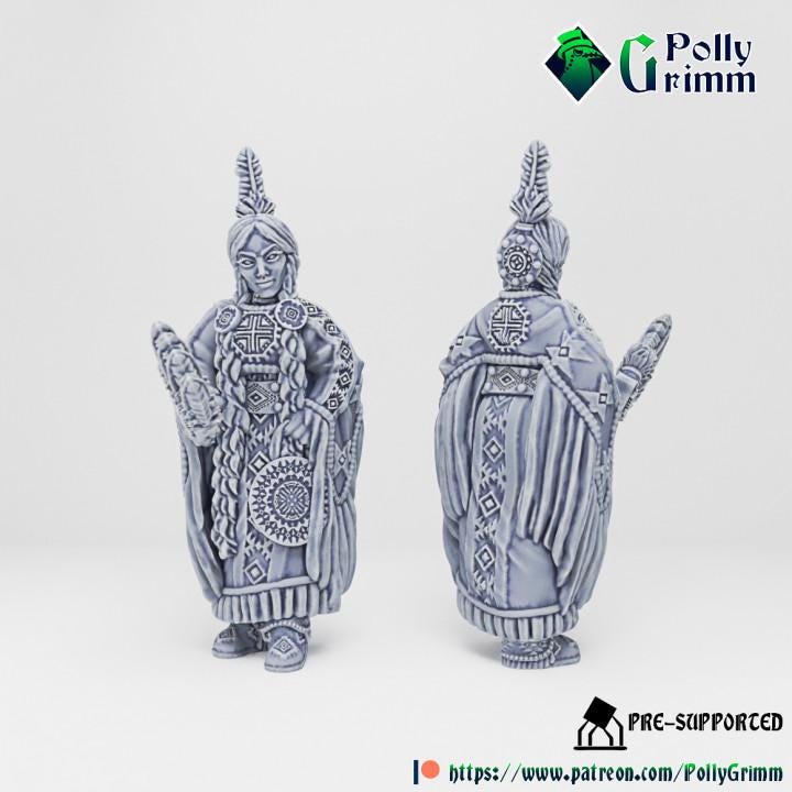 Wild west set. Native American People Set 1 - Fantasy historic miniatures for tabletop games. 28mm / 32mm Resin Figures for RPG