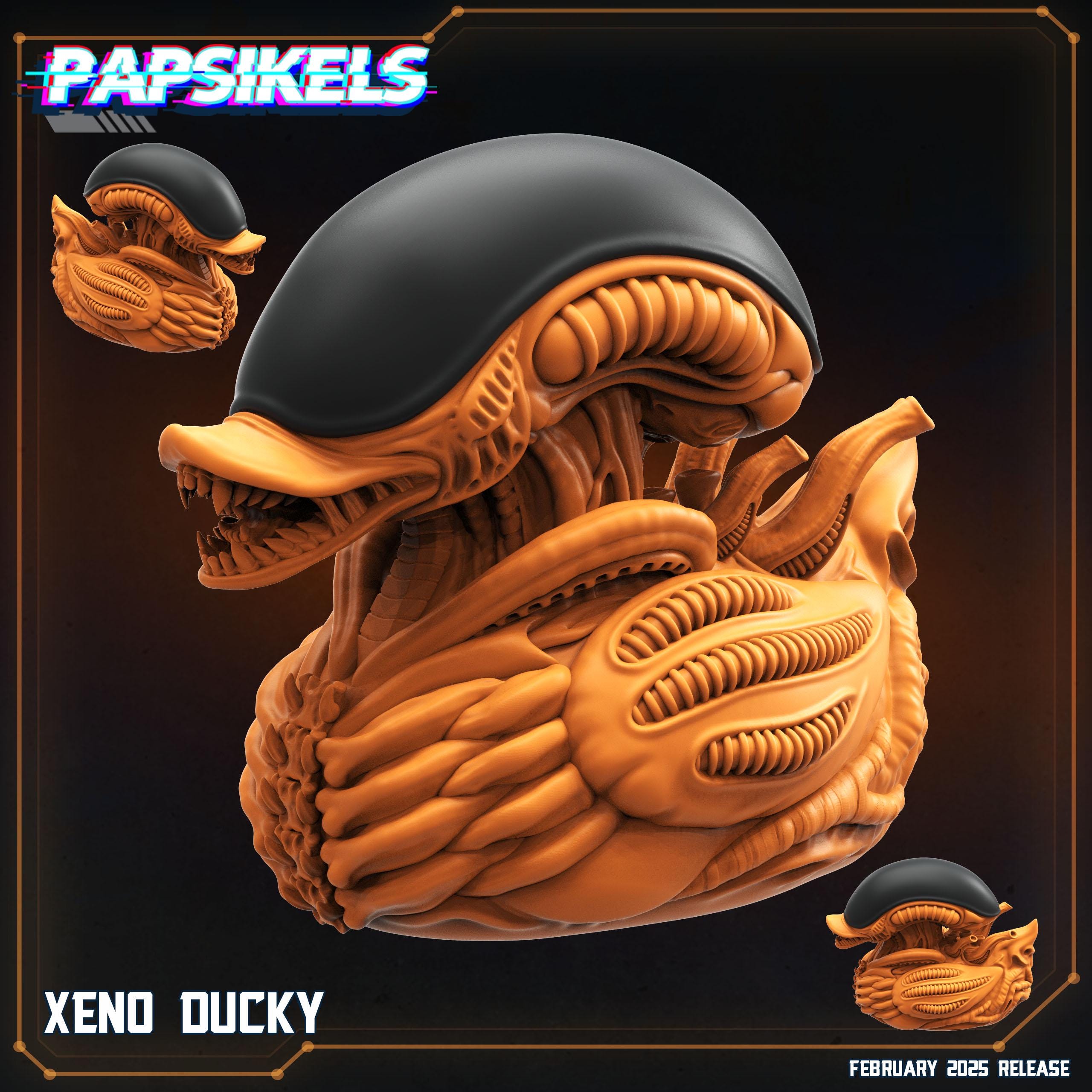 Xeno Rubber Ducky Duck, Xenomorph, Papsikels,