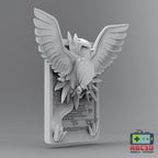 Articuno - 3D Printed Pokemon Card Wall Hanger | Fan Art | Pokemon TCG | Resin Model | ABC3D Models