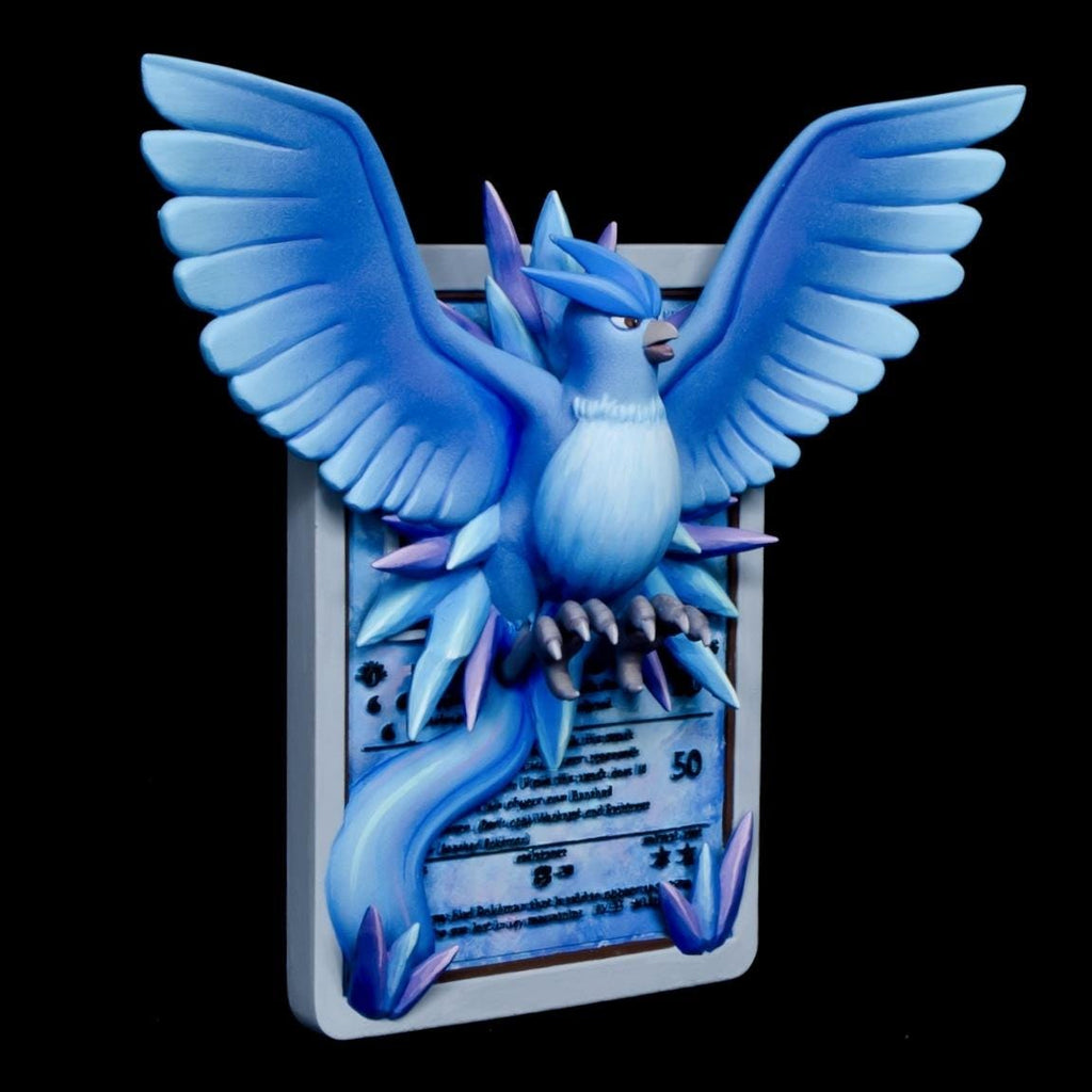 Articuno - 3D Printed Pokemon Card Wall Hanger | Fan Art | Pokemon TCG | Resin Model | ABC3D Models