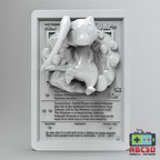 Mew - 3D Printed Pokemon Card Wall Hanger | Fan Art | Pokemon TCG | Resin Model | ABC3D Models