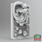 Mewtwo - 3D Printed Pokemon Card Wall Hanger | Fan Art | Pokemon TCG | Resin Model | ABC3D Models