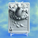 Dragonite - 3D Printed Pokemon Card Wall Hanger | Fan Art | Pokemon TCG | Resin Model | ABC3D Models