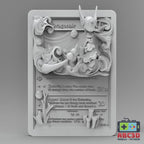 Dragonair - 3D Printed Pokemon Card Wall Hanger | Fan Art | Pokemon TCG | Resin Model | ABC3D Models