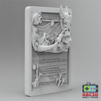 Dragonair - 3D Printed Pokemon Card Wall Hanger | Fan Art | Pokemon TCG | Resin Model | ABC3D Models
