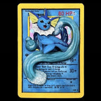 Vaporeon - 3D Printed Pokemon Card Wall Hanger | Fan Art | Pokemon TCG | Resin Model | ABC3D Models