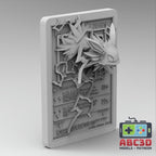 Jolteon - 3D Printed Pokemon Card Wall Hanger | Fan Art | Pokemon TCG | Resin Model | ABC3D Models
