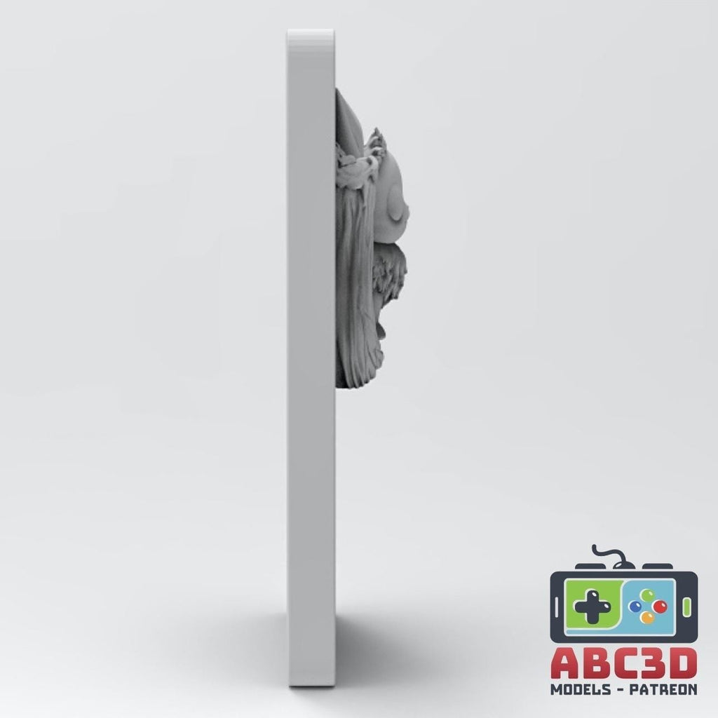 Eevee - 3D Printed Pokemon Card Wall Hanger | Fan Art | Pokemon TCG | Resin Model | ABC3D Models