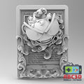 Gastly - 3D Printed Pokemon Card Wall Hanger | Fan Art | Pokemon TCG | Resin Model | ABC3D Models