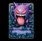 Gengar - 3D Printed Pokemon Card Wall Hanger | Fan Art | Pokemon TCG | Resin Model | ABC3D Models