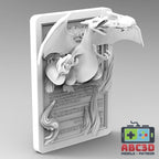 Charizard - 3D Printed Pokemon Card Wall Hanger | Fan Art | Pokemon TCG | Resin Model | ABC3D Models