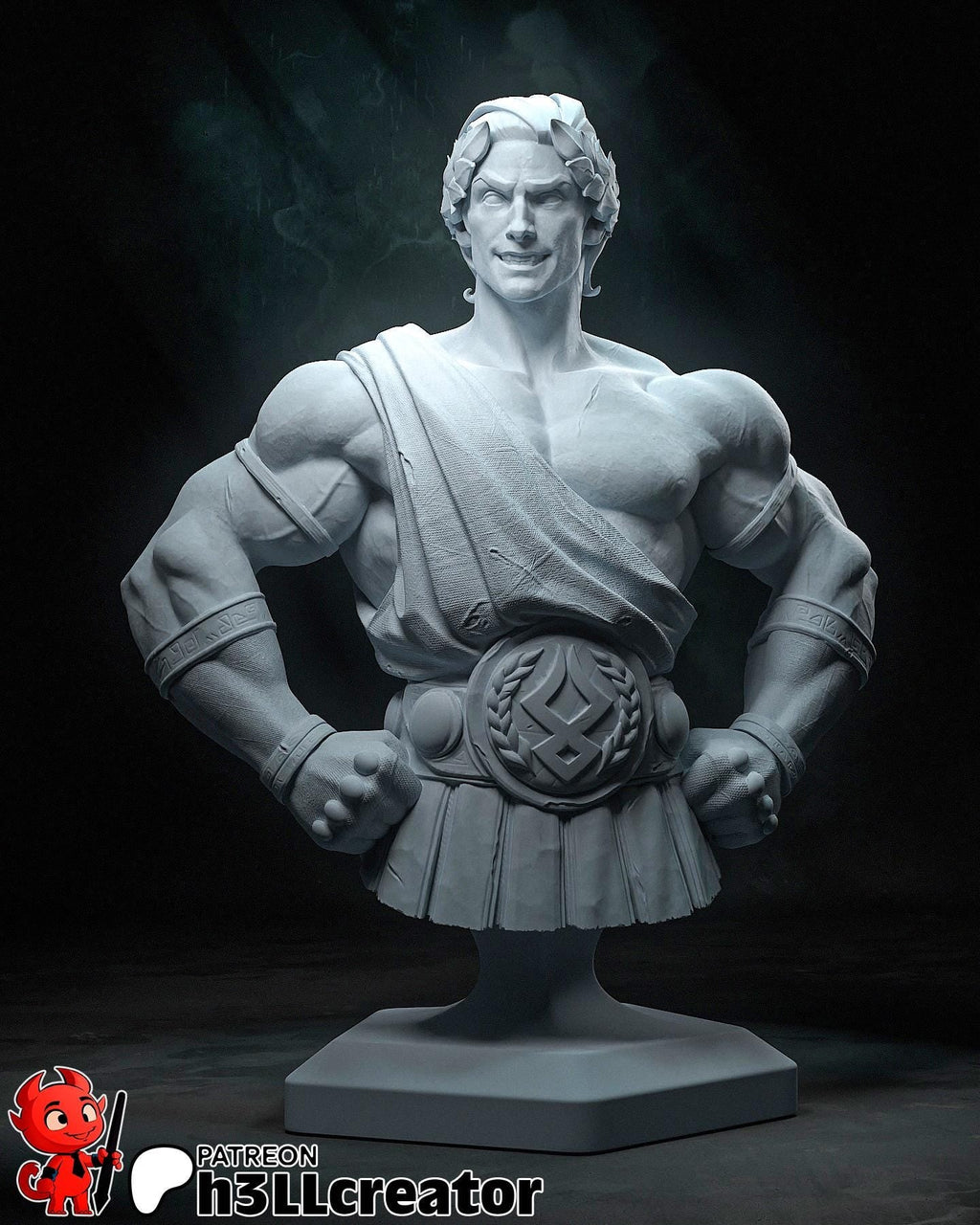 Theseus from Hades (fan art) | Miniature scale 1:12 | h3LL Creator | DIY Model Kit