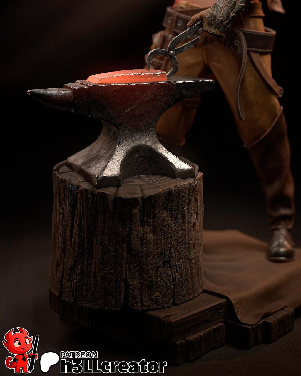 Gemma from Monster Hunter - Wilds (fan art) | Miniature scale 1:12 | h3LL Creator | DIY Model Kit