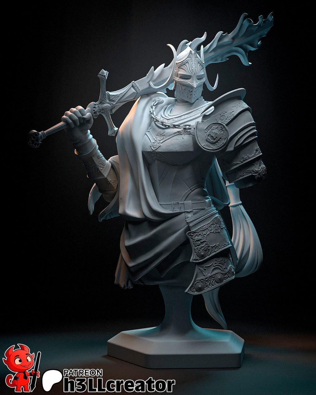 Rellana from Elden Ring (fan art) | Full Model or Bust | Miniature scale 1:12 | h3LL Creator | DIY Model Kit