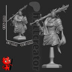Rellana from Elden Ring (fan art) | Full Model or Bust | Miniature scale 1:12 | h3LL Creator | DIY Model Kit