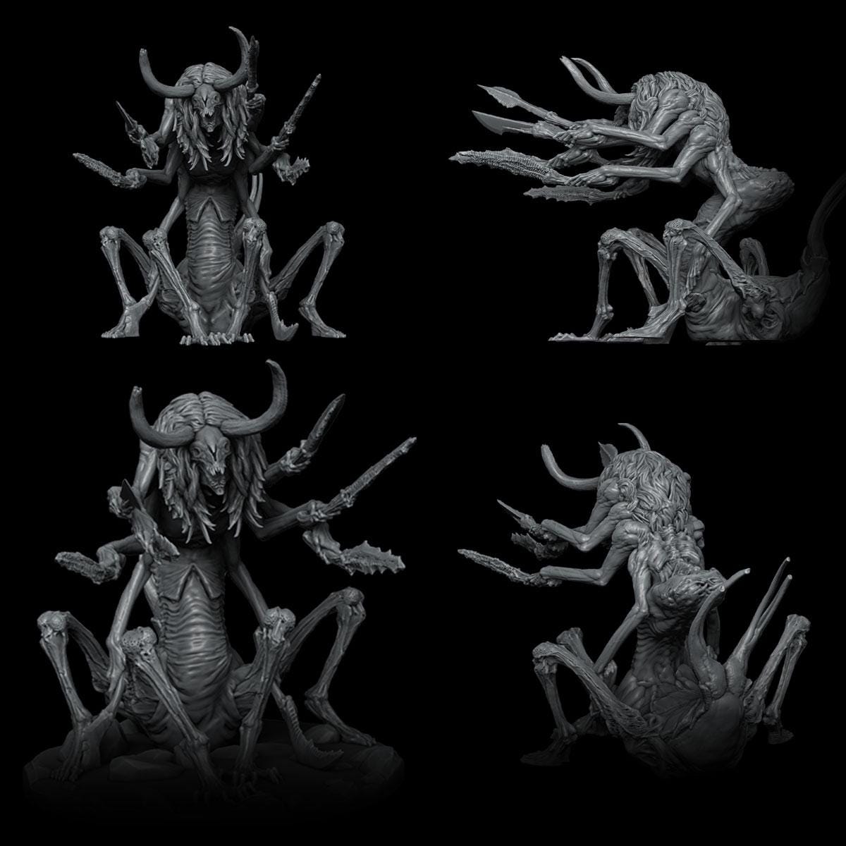 Berserker Beast | Death Haven | Rocket Pig Games | Miniatures for tabletop games. 28mm - 32mm Resin for RPG, D&D, Dungeons and Dragons