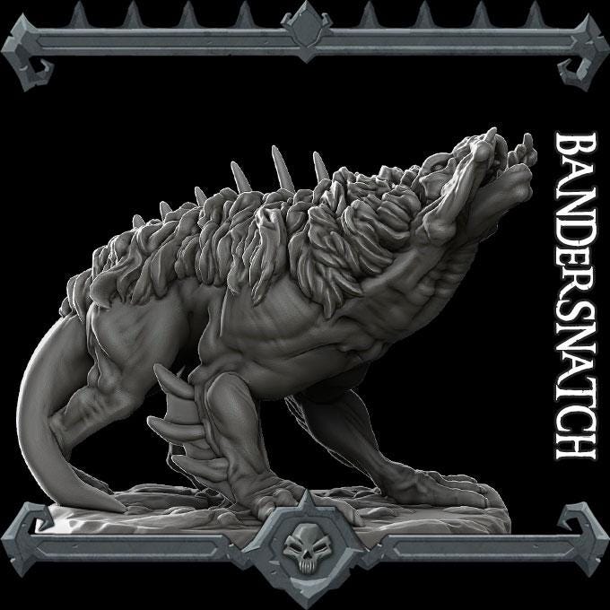 Bandersnatch | Bonus | Rocket Pig Games | Miniatures for tabletop games. 28mm to 32mm Resin Figures for RPG, D&D, Dungeons and Dragons