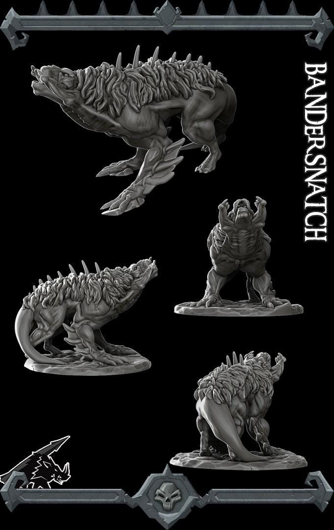 Bandersnatch | Bonus | Rocket Pig Games | Miniatures for tabletop games. 28mm to 32mm Resin Figures for RPG, D&D, Dungeons and Dragons
