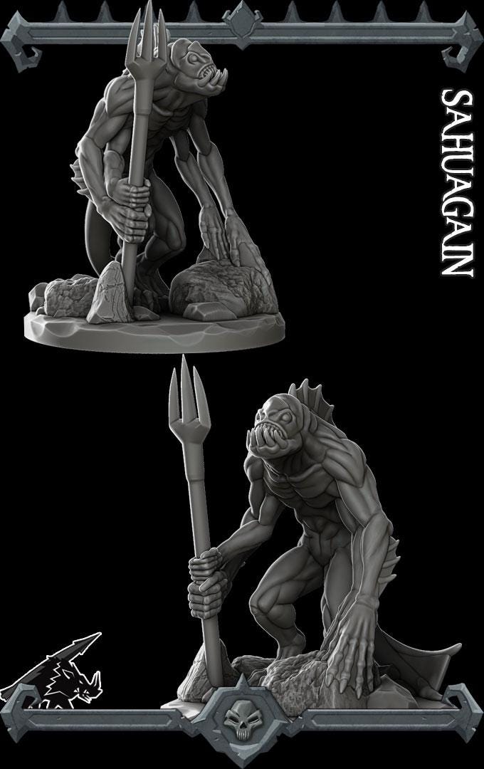 Sahuagain | Bonus | Rocket Pig Games | Miniatures for tabletop games. 28mm to 32mm Resin for RPG, D&D, Dungeons and Dragons