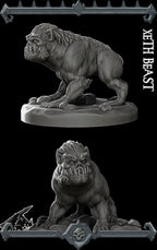 Xeth Beast | Bonus | Rocket Pig Games | Miniatures for tabletop games. 28mm to 32mm Resin Figures for RPG, D&D, Dungeons and Dragons