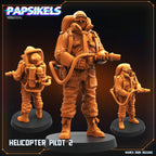 Aliens Vs Humans - That Thing - Helicopter Pilots - MacReady - The Thing - Papsikels, 32mm Mini