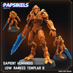 Aliens Vs Humans - That Thing - Sapient Humanoid Low Ranked Templars - Starcraft Protoss , Papsikels, 32mm Mini