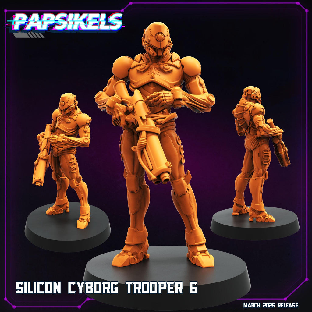 Cyberpunk, Silicon Cyborg Troopers - Blame Anime, Papsikels, 32mm Mini