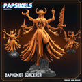 Baphomet Sorcerer | Trench Crusade | Papsikels Fantasy, Resin Miniature - Tabletop miniature - Fantasy Miniature - 32mm