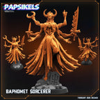 Baphomet Sorcerer | Trench Crusade | Papsikels Fantasy, Resin Miniature - Tabletop miniature - Fantasy Miniature - 32mm